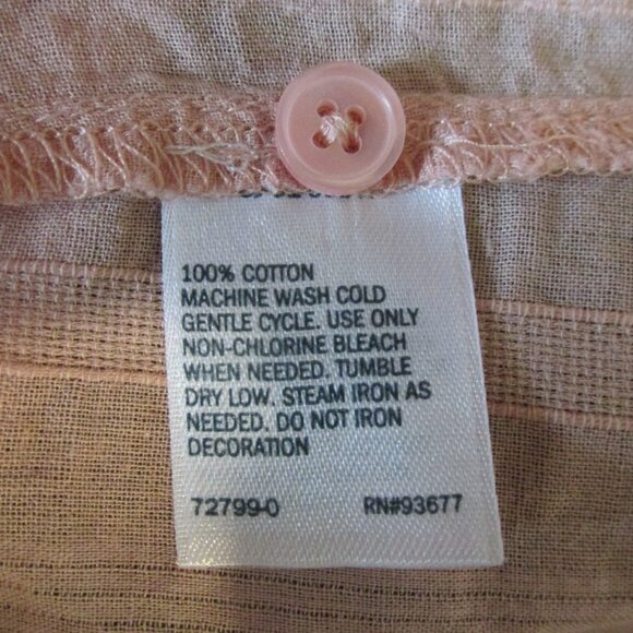 St. John's Bay Pink Blouse - Picture 11 of 12